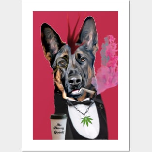 Stoned Darn Doggie Club Alpha Posters and Art